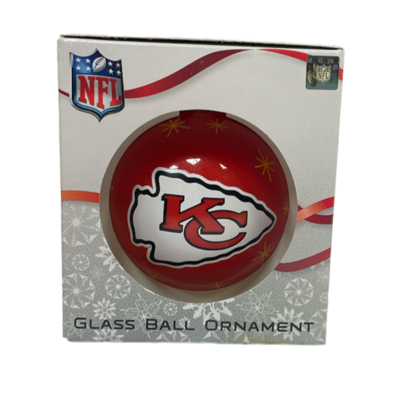 NFL Ornament Glass Ball Chiefs