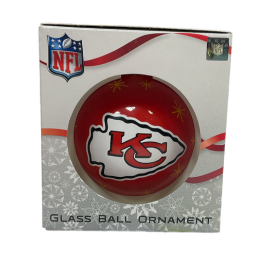 NFL Ornament Glass Ball Chiefs