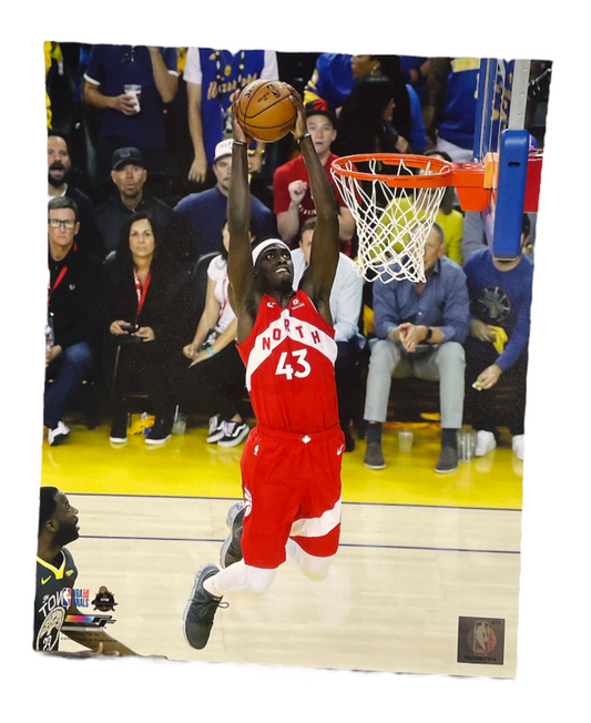 NBA 8x10 Player Photograph Red Jersey Pascal Siakam Raptors