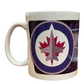 NHL Coffee Mug Subl. 11 Oz C-Handle White Jets