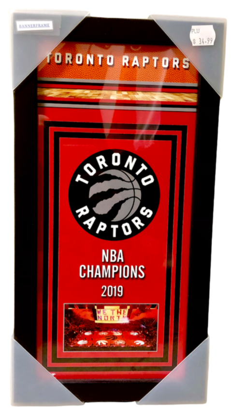NBA 6.75x13 Mini Frame Champ Banner Raptors
