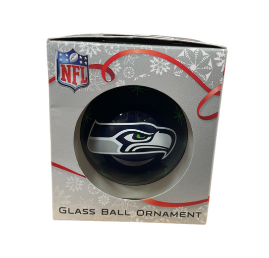 NFL Ornament Glass Ball Seahawks