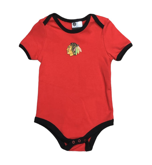 NHL Infant Onesie Logo Blackhawks (Red)