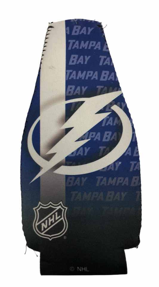 NHL Neoprene Bottle Cooler Sublimated Lightning