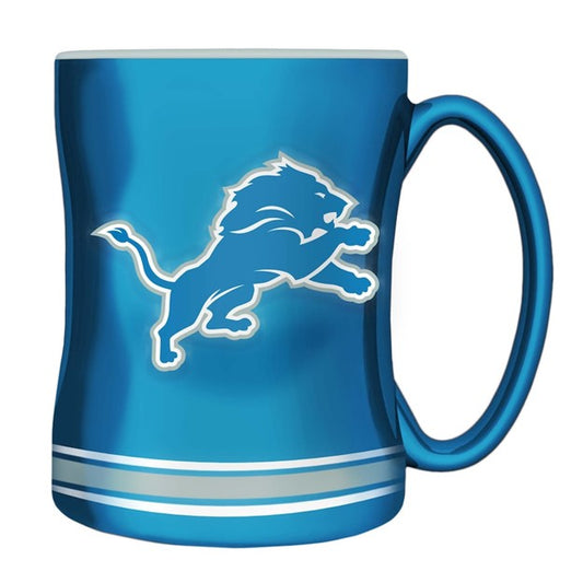 Detroit Lions Logo Relief Coffee Mug