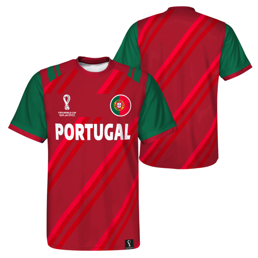 Portuguese Football Federation Youth Classic Jersey Sublimated FIFA 2022 Team Portugal
