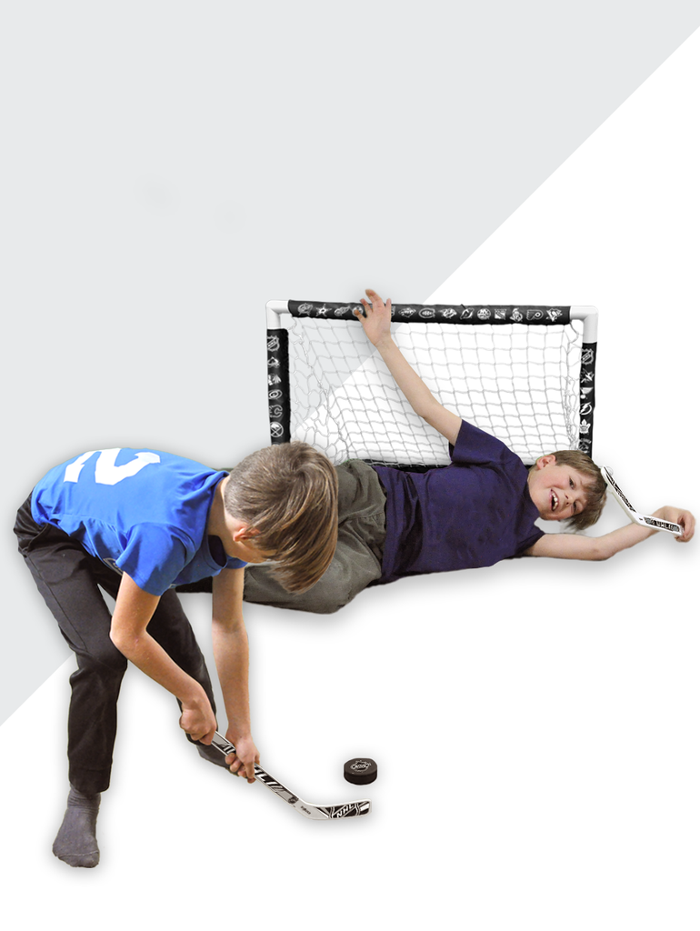 NHL Mini Stick Logo Set Mascot Bruins