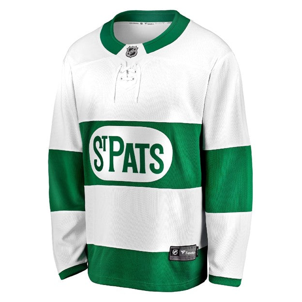 NHL Blank Replica Breakaway Jersey Alt White Maple Leafs