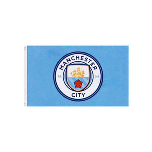 EPL Flag 3x5 Core Crest Manchester City FC