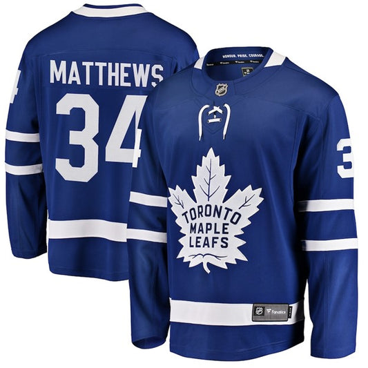 NHL Player Replica Breakaway Jersey Home Auston Matthews Maple Leafs