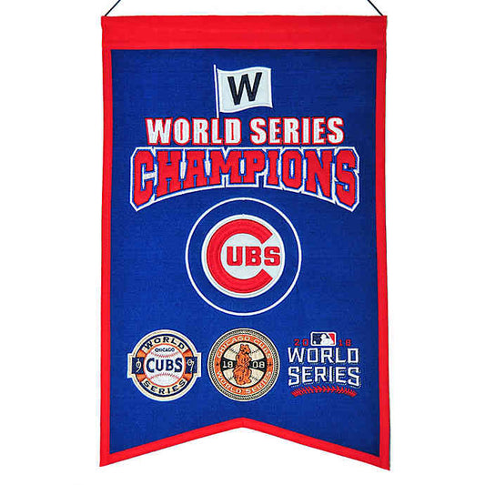 MLB Champions Banner Cubs