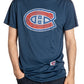 NHL T-Shirt Performance Rashguard Distressed Logo Canadiens