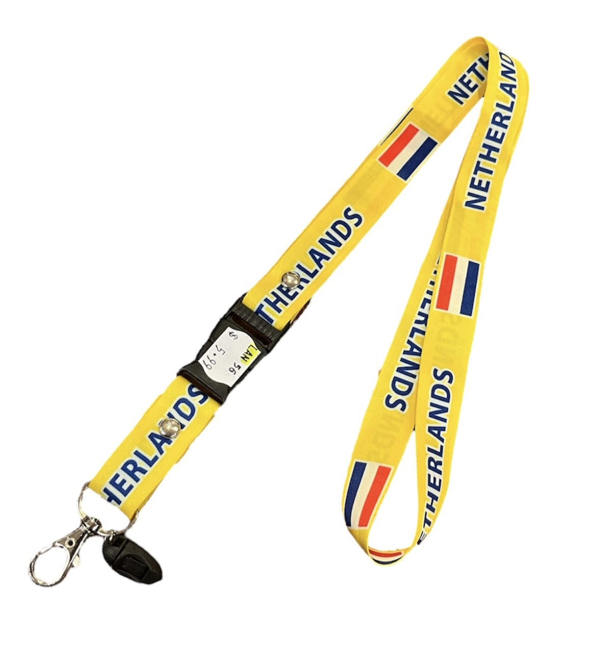 Country Lanyard Netherlands (Yellow)