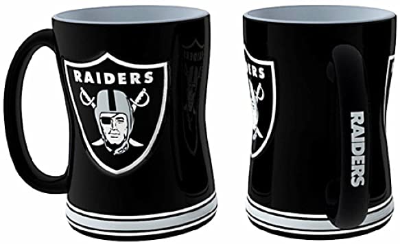 NFL Coffee Mug Sculpted Relief Raiders