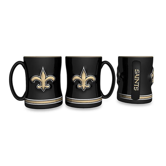 NFL Coffee Mug Sculpted Relief Saints