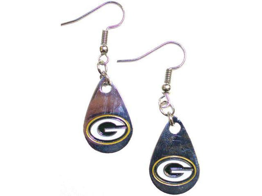NFL Earrings Tear Drop Packers