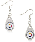 NFL Earrings Tear Drop Steelers