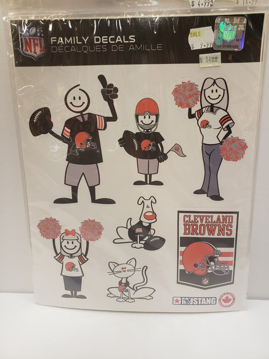 NFL Family Decals Browns
