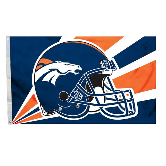 NFL Flag 3x5 Broncos