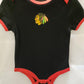 NHL Infant 3Pc Onesie Set Back to the Basics Blackhawks
