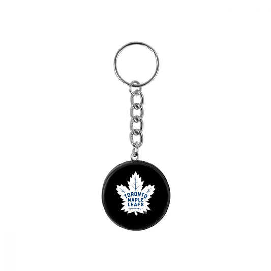 NHL Keychain Puck Maple Leafs