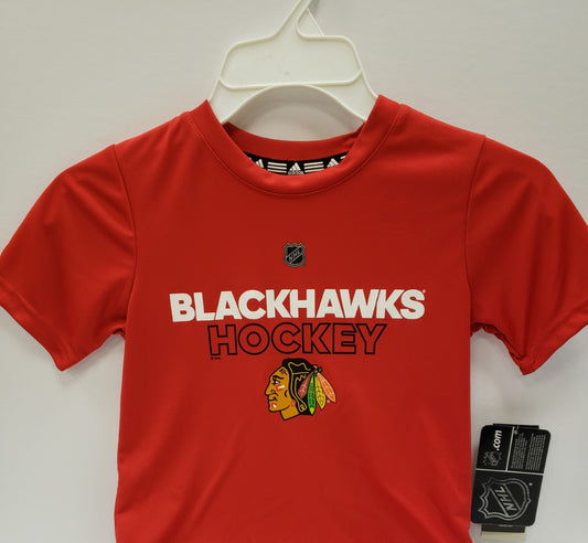 NHL Kids Sublimated T-Shirt Authentic Ice 2017 Blackhawks