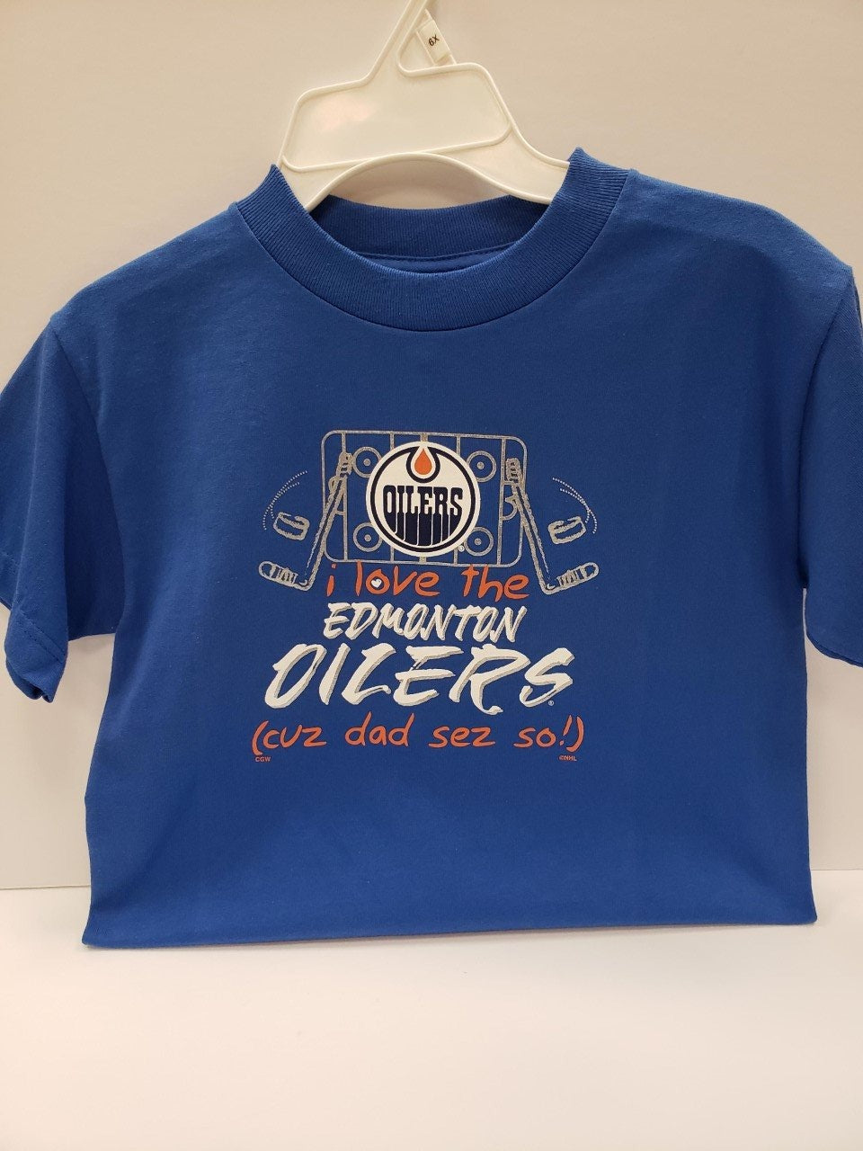 NHL Kids T-Shirt Dad Sez Oilers