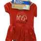 NBA Infant 3Pc Creeper, Bib & Bootie Set MVP Raptors