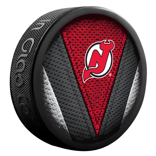 NHL Puck Stitch Devils