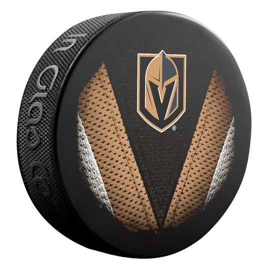 NHL Puck Stitch Golden Knights