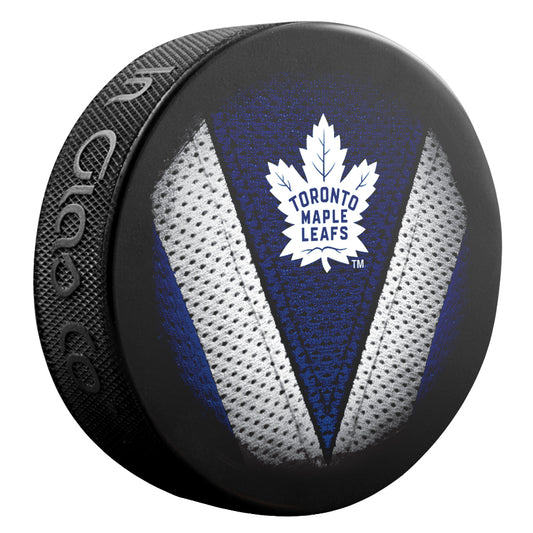 NHL Puck Stitch Maple Leafs