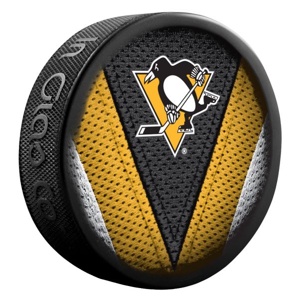 NHL Puck Stitch Penguins