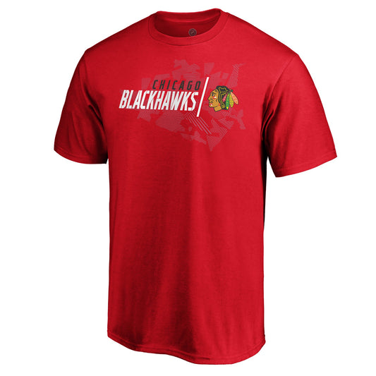 NHL T-Shirt Geo Drift Blackhawks