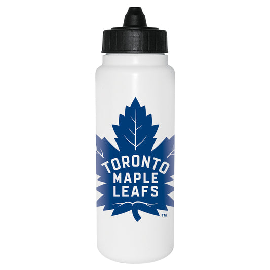 NHL Water Bottle Plastic Tallboy Maple Leafs