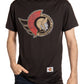 NHL T-Shirt Performance Rashguard Distressed Logo Senators