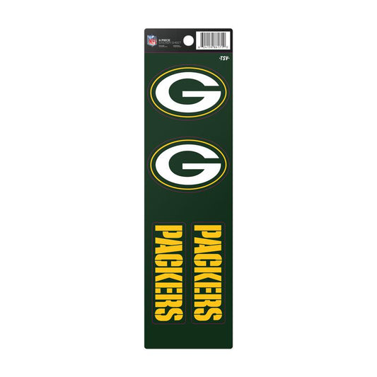 NFL 4Pc Sticker Sheet Packers