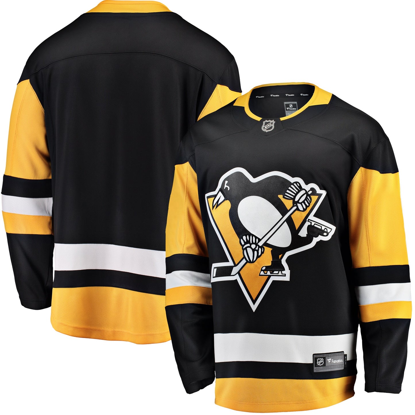 NHL Blank Replica Breakaway Jersey Home Penguins