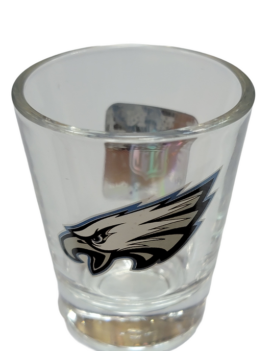 NFL Shot Glass 2oz Clear Eagles