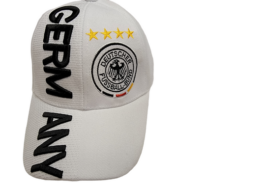 Country Hat 3D Germany (White And Black)