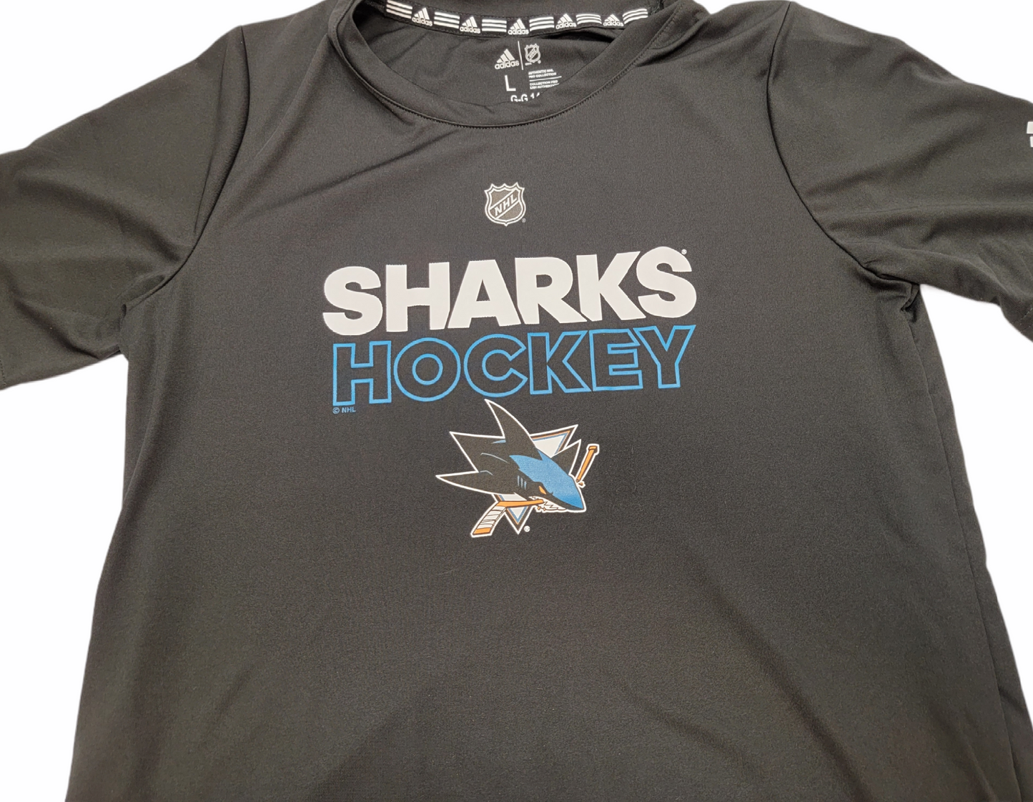 NHL Kids Sublimated T-Shirt Authentic Ice 2017 Sharks