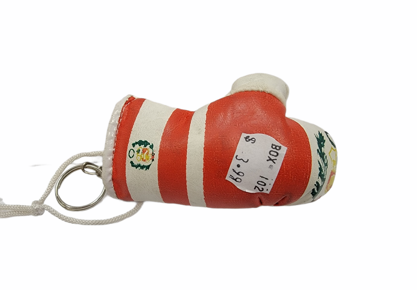 Country Keychain Boxing Glove Peru