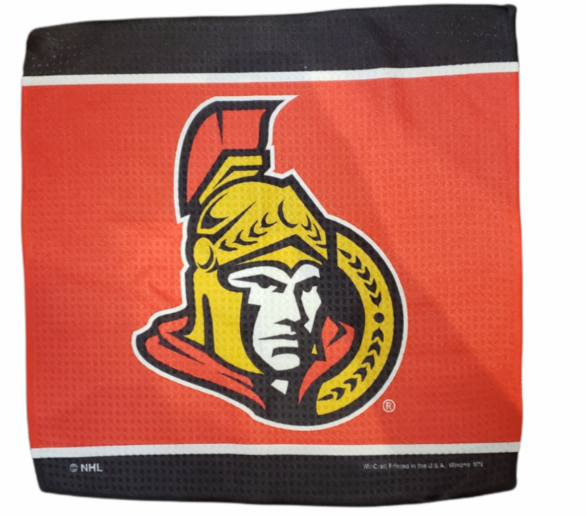 NHL Waffle Golf Towel Senators