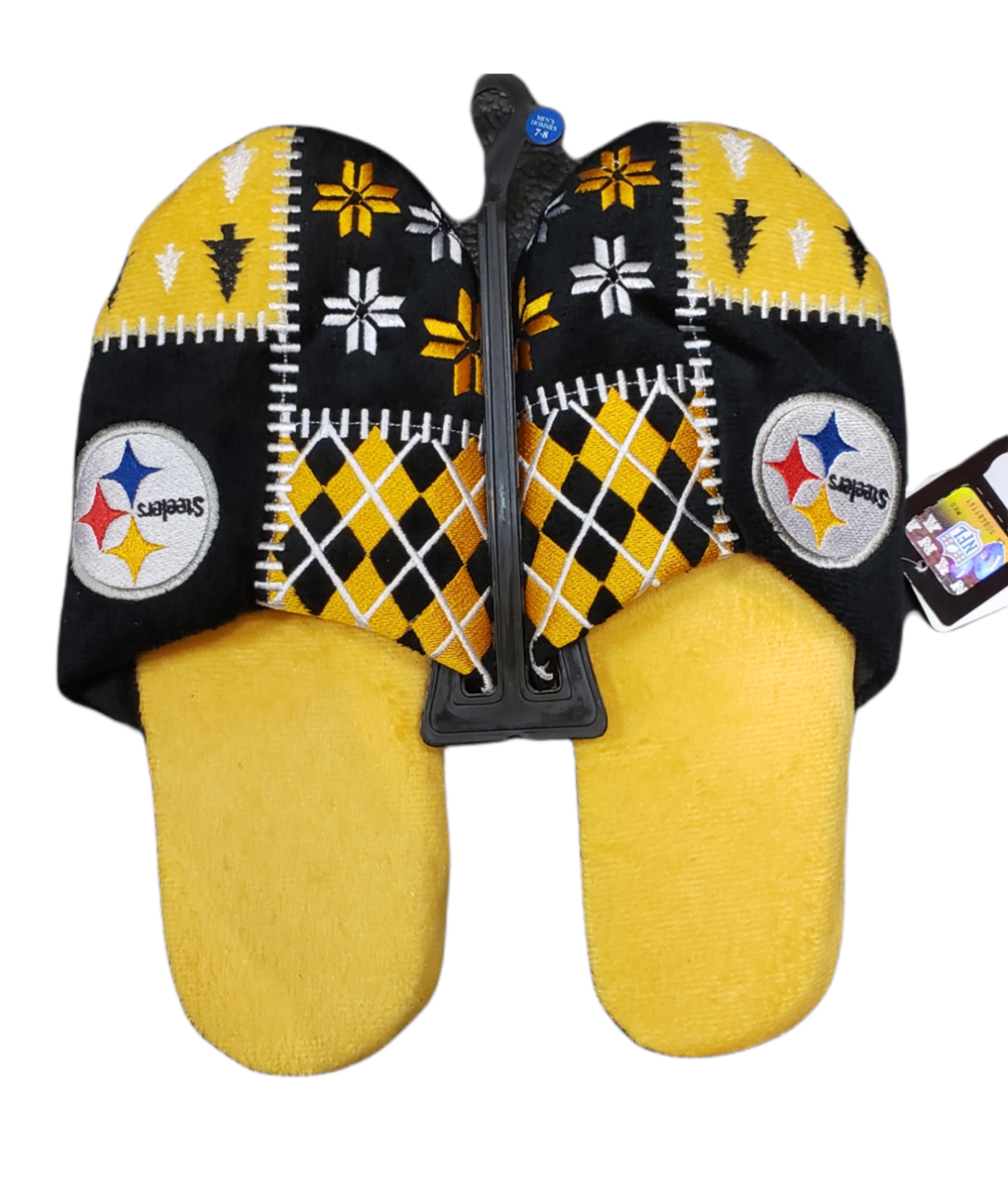 NFL Slippers "Ugly" Sweater Steelers