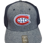 NHL Hat Stretch Fit Poly Heathered Team Canadiens
