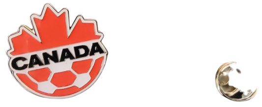 Soccer Canada Lapel Pin Logo Team Canada