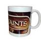 NFL Coffee Mug Subl. 11 Oz C-Handle White Saints