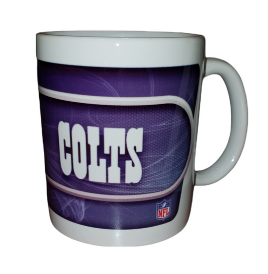 NFL Coffee Mug Subl. 11 Oz C-Handle White Colts