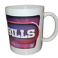 NFL Coffee Mug Subl. 11 Oz C-Handle White Bills