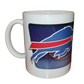 NFL Coffee Mug Subl. 11 Oz C-Handle White Bills