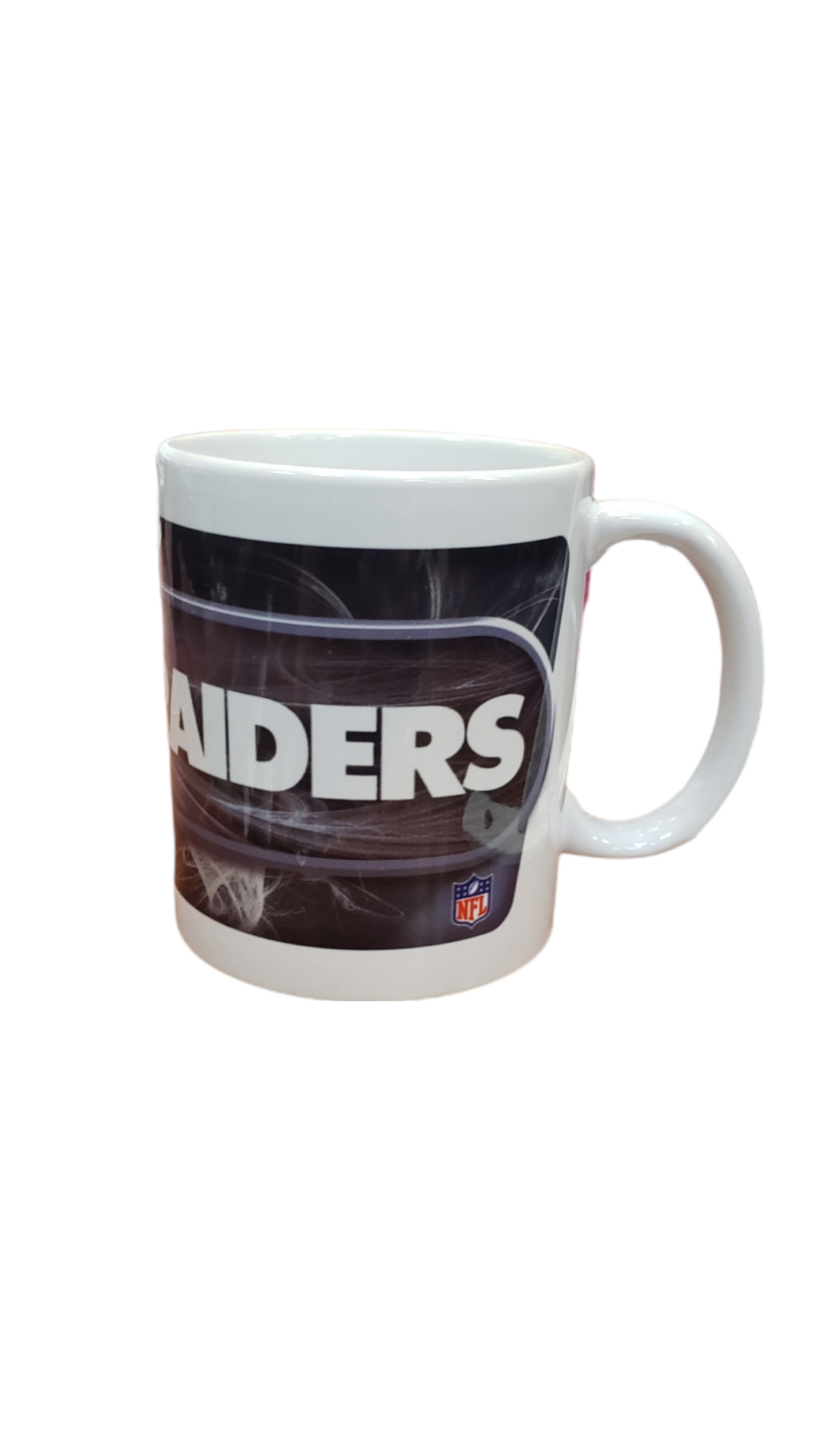 NFL Coffee Mug Subl. 11 Oz C-Handle White Raiders